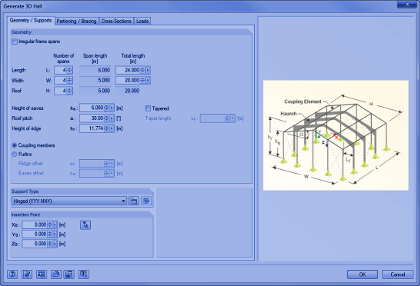 RSTAB  - 3D végeselem módszer  és tervező program referencia kép 3